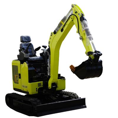 China 2000 Kg Mini Excavator CW-20 Small Mini Landscape Excavator Hydraulic Micro Bagging Machine Precision Micro Excavator Sales for sale