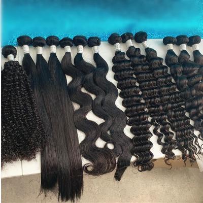 China Free Sample 12a 100% Virgin Silky Straight Raw Wave Cuticle Aligned Raw Indian Hair Mink Virgin Brazilian Hair Vendor Hair Extension Bundles for sale