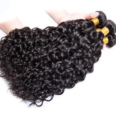 China Deep Wave Cuticle Aligned Brazilian Raw Hair Pulled Remy Natural HD Lace Hair Vendors Double 10A Wholesale Hair Bundles for sale