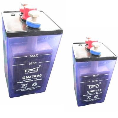 China Medium Discharge Ni-Cd Pocket Battery 48V 110V KPM 1000ah Nickel Cadmium Battery Hoist For Transformer Substation for sale