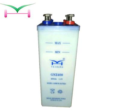 China GNZ Ni-Cd Pocket Battery 1.2V KPM 400ah Nickel Cadmium Battery Hoist For Transformer Substation for sale