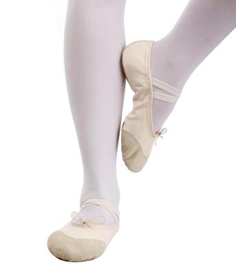 China OEM Comfortable Design Pleat Foldable Girls Ballet Led Dance Shoes Women Ballerina Pointe Shoes Ballet for sale