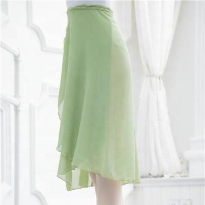 China Wholesale Comfortable Adult Women Ballet Dance Skirts Pull On Long Dress Chiffon Ballet Skirt for sale