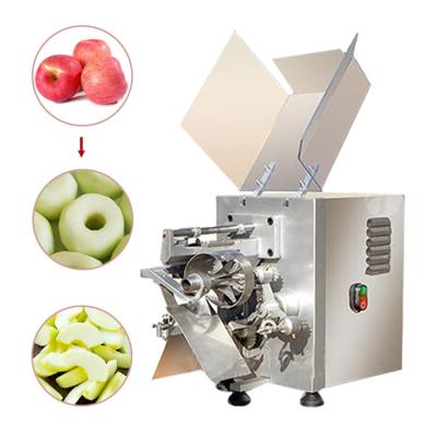 China Various Size Apple Core Slicer Machine Apple Peeling Cutting Machine for sale