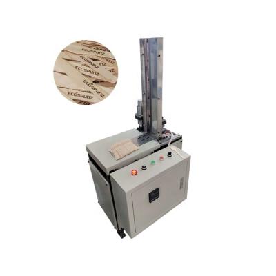 China Printing Logo on Full Automatic Wooden Fork Knife Stick Spoon Hot Stamping Machine for sale