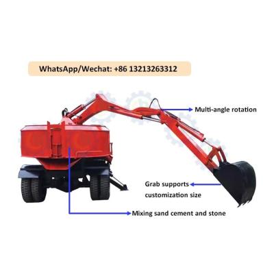 China Mobile Multifunctional Automatic Mixer Truck Concrete Mixer Truck for sale