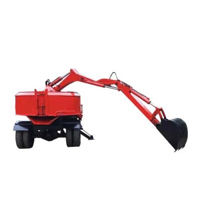 China Mobile Mobile Concrete Mixer With Lifting Digging Function for sale