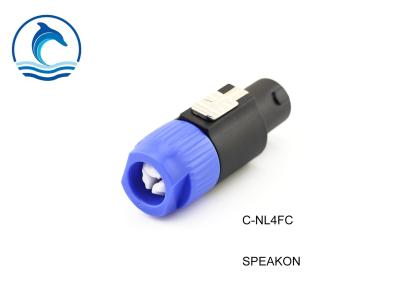 China 4 Pin C-NL4FC Speakon Cable Connector Audio Cable Connector For Loudspeaker for sale