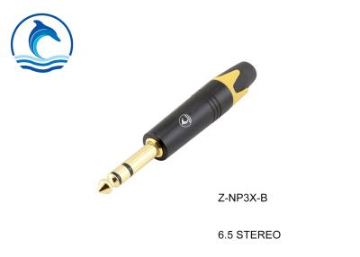 Chine connecteur Z-NP3X-B de microphone de 6.35mm TRS pour le haut-parleur électrique de guitare à vendre