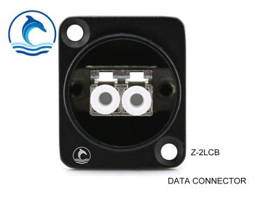 Chine 2 prises protégées par Shell circulaires rapides en métal de l'optique des fibres de connecteurs des contacts LC Z-2LCB à vendre