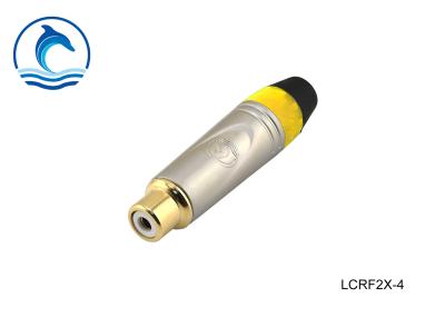 China LCRF2X-4 RCA Jack Connector Audio Video Female RCA For Stereo Power Amplifier for sale