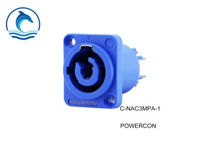 Chine Prise et prise femelles IP65 imperméable de Pin du connecteur 3 de NAC3MPA-1 Powercon à vendre