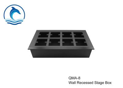 中国 32のソケットの壁は段階箱のQMA-8によって引込められた出口箱の黒色を引込めました 販売のため