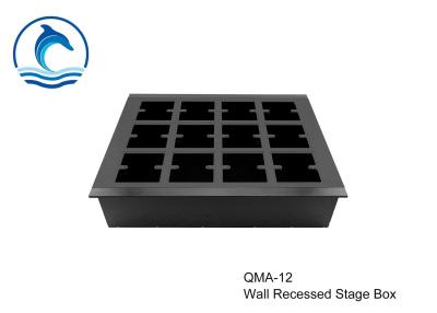 中国 QMA-12 48ソケットによって引込められる出口箱、12の86のパネルが付いている表面の台紙の床箱 販売のため