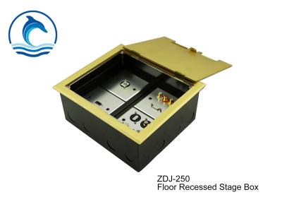 中国 4 86パネルによって引込められる段階箱250*220mmの表面の台紙の床箱ZDJ-250 販売のため