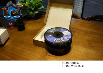 Κίνα Εύκαμπτο καλώδιο επέκτασης Hdmi hdmi-50EQ καλωδίων HDMI 2,0 γύρω από τον τύπο καλωδίων προς πώληση