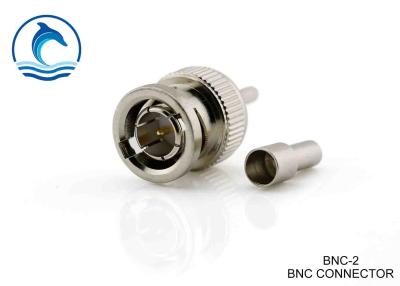 China High Durability BNC Cable Connector BNC Crimp Connector For CCTV BNC-2 for sale