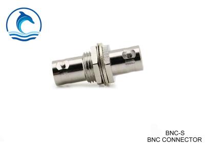 China 75ohm BNC Panel Mount Connector , BNC Video Connector BNC-S Custom Design for sale