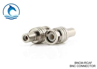 China RF Coaxial BNC Cable Connector Free Samples BNC Male Plug To RCA Female Jack Connector for sale