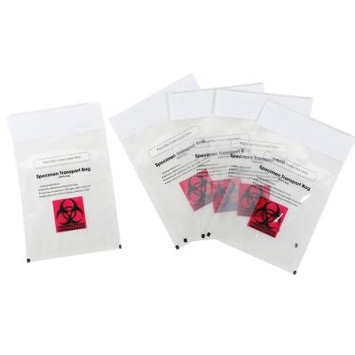 China Factory Medicine Moisture Proof Custom 95 kPa Specimen Biological Biohazard Bags 95 kpa Bags for sale