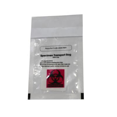 China Patho Pouch 95KPA Specimen Carry Bag Disposable Biohazard Pouch for sale