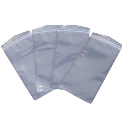 China Recyclable 3 Sides Sealing Storage Plastic Bag Heat Sealed Plastic Bag Open Top Bag for sale