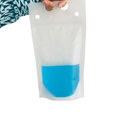 China 2021 Summer Recyclable Hot Sale Stand Up Pouch Pet Al Pe Zipper Top Juice Bag for sale