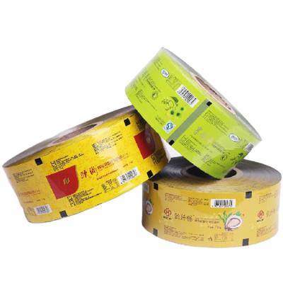 China Food Grade Stretch Food Packaging Moisture Proof Plastic Roll Film Laminated Flexible Packaging Roll Film Aluminum Film for sale