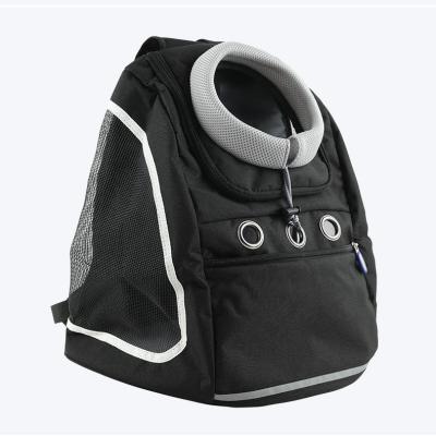 China Sustainable Type Storage Safety Buckle Portable Foldable Pet Travel Carrier Bag Breathable Backpack for sale