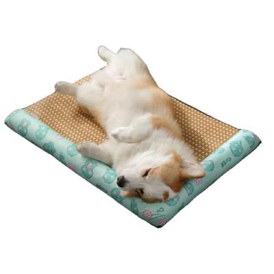 China Summer Sustainable Cool Kennel Mat Breathable Dog Sleep Washable Cool Pet Mat for sale