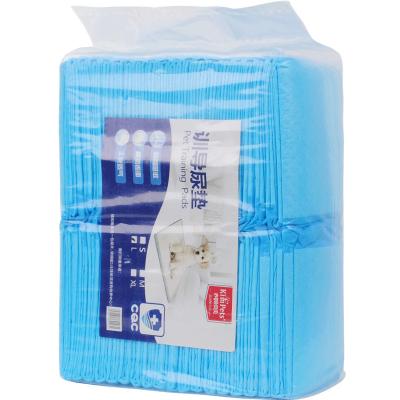 China Wholesale Viable Dog Diaper 100 Pieces Dog Pad Thickened Disposable Water Diapers Dog Paper Absorbent Pad for sale