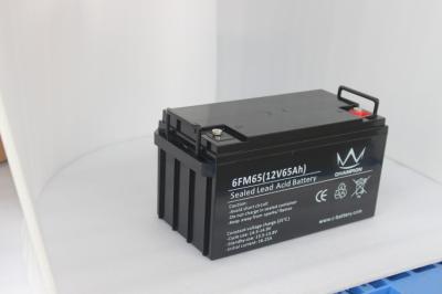 China Tiefer Zyklus versiegelte 12v65ah Blei-Säure-Batterie AGM und Gel-Art für weg von Gitter-Energie zu verkaufen