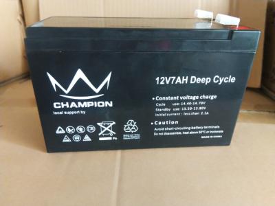 China 6FM7L 12v 7Ah Long Life Lead Acid Battery F250 Terminal for sale