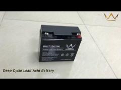 Converter Deep Cycle Lead Acid Battery 12V 17Ah Explosion Proof