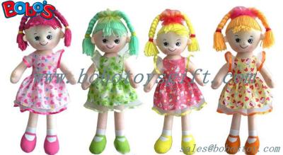 China High Quanlity Stuffed Doll Toy Soft Body Toy With Colorful Dress for sale