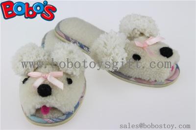 China Plush Cartoon Sheep Kids Slipper Indoor Children Shoes for sale