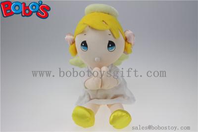 China Stuffed Dolls Plush Stuffed Angel Girl Baby Doll Toy with Wing and Halo for sale