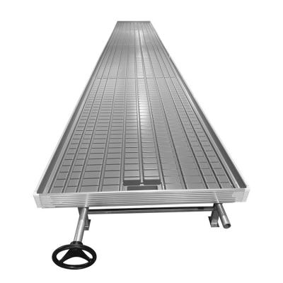 China Sturdy and Durable Hydroponic Bearing Benches Tray Ebb And Flow Hydroponic Table for sale