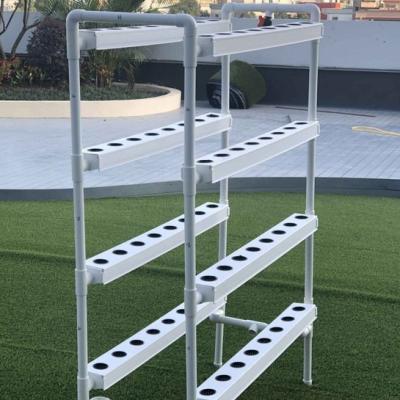 China Easy Installed Hydroponic Gutter Systems Tower Channel Nft Vertical Growing Hydroponics Kit For Family for sale