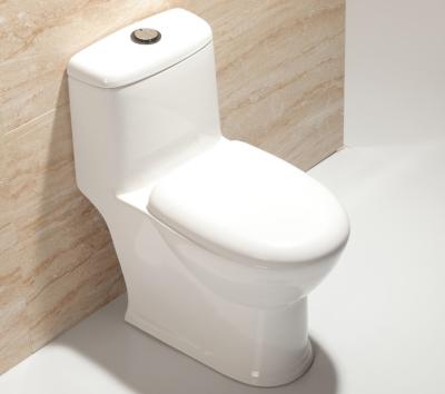 China Comfortable Ceramic One Piece Toilet Easy Cleaning Anti Bacteria zu verkaufen