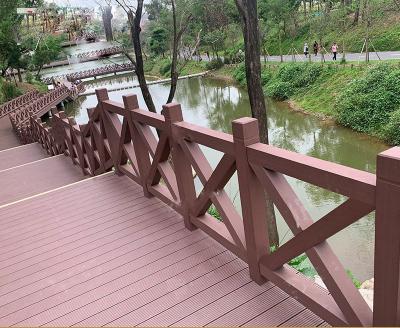 Chine Conseil extérieur de Panel Protective Railing 2000x1200mm de barrière de GV WPC pour l'ingénierie de jardin à vendre