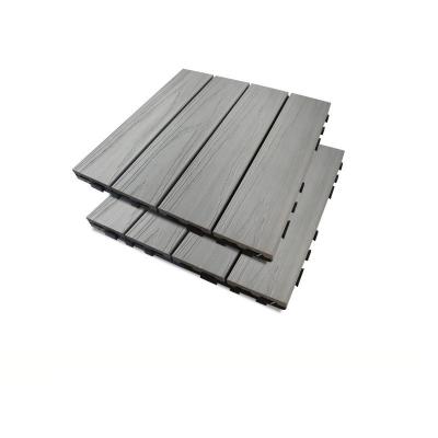 China 30x30mm Houten Plastic Samengesteld Vloercomité de Plankbalkon van Gray Stitched Building Outdoor Board WPC Te koop