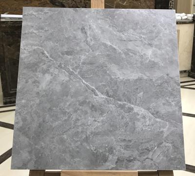 China Matte Glazed Gray 400x400mm Interior Ceramic Rustic Tile Acid Resistance And Marble Look Tile For Building for sale