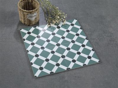 China American Industrial Style 200x200mm Ceramic Tiles For Toilet Non-Slip Green Mediterranean Wall Tiles For Hotel Chain for sale