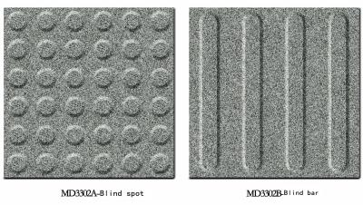 China Blindbar und Blindpunkt 12mm Dicke 59,8x59,8cm Bodenbelag Tactile Fliesen und Blindweg für Stadtstraße zu verkaufen