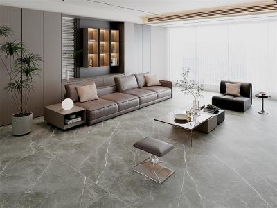 China Resistente a la decoloración Gris bosnio vidriado cara de bebé mate 160x320cm porcelana sinterizada de piedra laja para empresa paisajista en venta