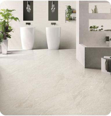 China Beige Sandstone 600x1200mm Matte Glazed Porcelain Tile For Floor Of Culinary Space Of Hotel for sale