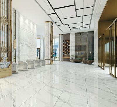 중국 Inside Floor 900x1800x9mm Anti-Slip White Polished Glazed Porcelain Tile For Renovation And Decor 판매용