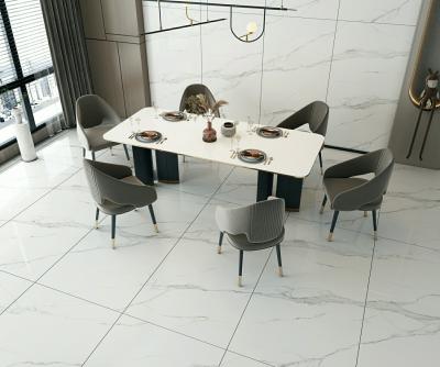 China Carrara W.A 0.5% Antique Exterior Floor Tiles For Renovation 900x1800x9mm  ISO9001 Polished Glazed Porcelain Tile For Shopping Mall Balcony for sale