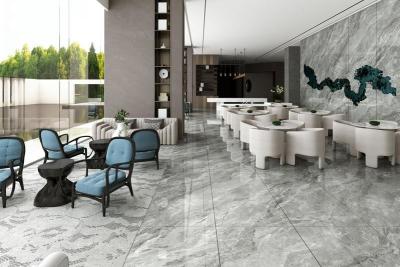 China Gray Marble Look Polished Glazed Porcelain Tile And 900x1800x9mm Inside Floor Tile For Kitchen And Living Room for sale